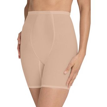 Secret Solutions Women's Plus Size High-waist Power Mesh Long Leg Shaper