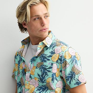 Men's Hurley Short Sleeve Button Down Shirt