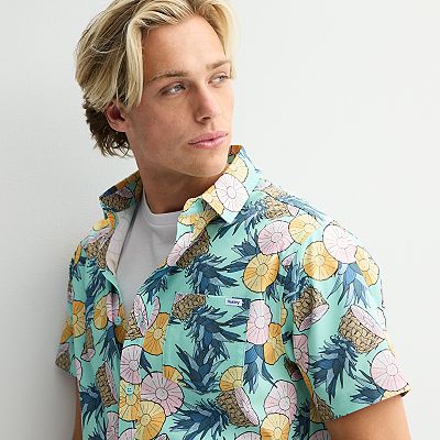 hurley dress shirt Men's Casual Button Down Shirts  Hurley