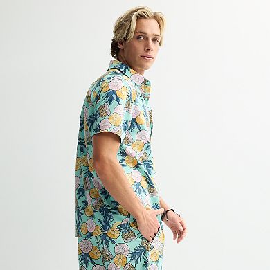 Men's Hurley Short Sleeve Button Down Shirt