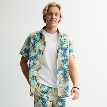 Men's Hurley Short Sleeve Button Down Shirt