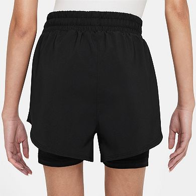 Girls 8-20 Nike One Dri-FIT 2-in-1 Shorts