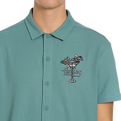 Men's Hurley Embroidered Button Down