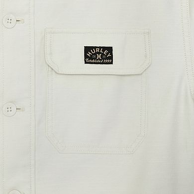 Men's Hurley Canvas Button Down Jacket