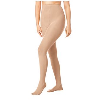 Comfort Choice Women's Plus Size 2-pack Opaque Tights