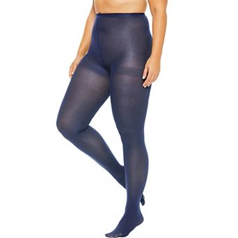 Comfort Choice Women's Plus Size 2-pack Opaque Tights