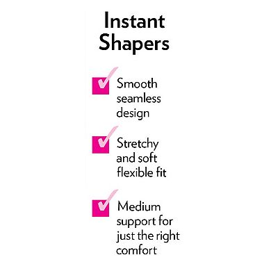Secret Solutions Women's Plus Size Brief Power Mesh Firm Control 2-pack