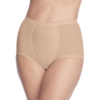 Secret Solutions Women's Plus Size Brief Power Mesh Firm Control 2-pack