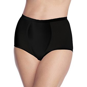 Secret Solutions Women's Plus Size Brief Power Mesh Firm Control 2-pack