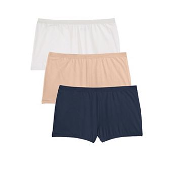 Comfort Choice Plus Size Boy Short 3-Pack