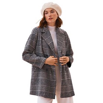 Jessica London Women's Plus Size A-Line Wool Peacoat