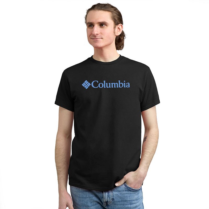 Men's Columbia Short Sleeve Graphic Tee, Size: Large, Columbia Black