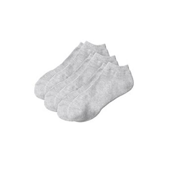 Comfort Choice Women's Plus Size Ankle Socks 3-Pack
