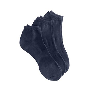 Comfort Choice Women's Plus Size Ankle Socks 3-Pack