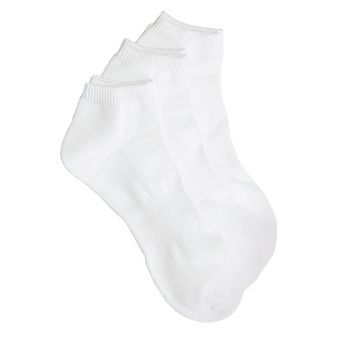 Comfort Choice Women's Plus Size Ankle Socks 3-Pack
