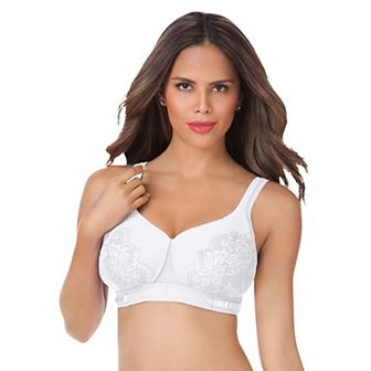 Comfort Choice Women's Plus Size Full Coverage Lace Cup Bra