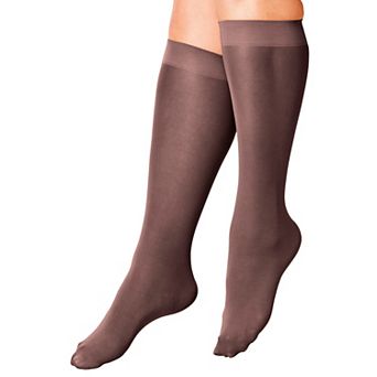 Comfort Choice Women's Plus Size 3-pack Knee-high Support Socks