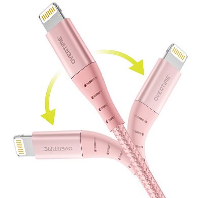 Overtime MFI Certified 10ft iPhone Charging Cable USB-A to Lightning (OTDCIP10)