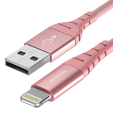 Overtime MFI Certified 10ft iPhone Charging Cable USB-A to Lightning (OTDCIP10)