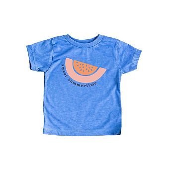 Sweet Summertime Watermelon Toddler Short Sleeve Graphic Tee