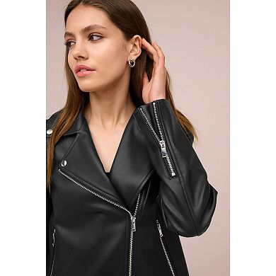 Women's NEXT Faux Leather Biker Jacket