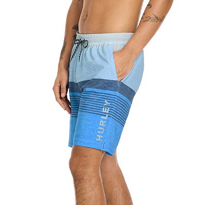 Men's Hurley 7.5-inch Striped Swim Trunks