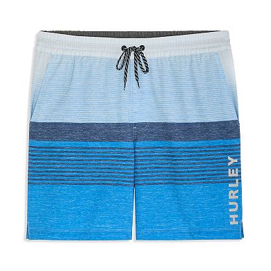 Men's Hurley 7.5" Striped Swim Trunks