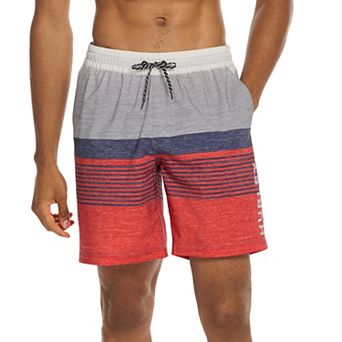 Men's Hurley 7.5" Striped Swim Trunks