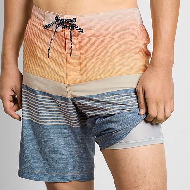 Men's Hurley 9.5" Striped Elastic Waist Boardshorts