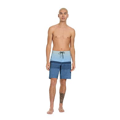 Men's Hurley 9.5" Striped Elastic Waist Boardshorts