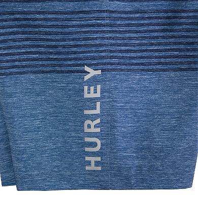 Men's Hurley 9.5" Striped Elastic Waist Boardshorts