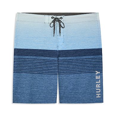 Men's Hurley 9.5" Striped Elastic Waist Boardshorts