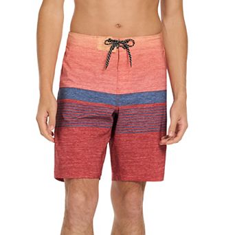 Men's Hurley 9.5" Striped Elastic Waist Boardshorts