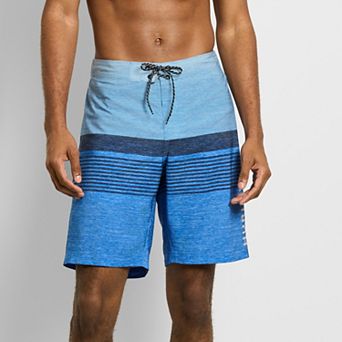Men's Hurley 9.5" Striped Elastic Waist Boardshorts