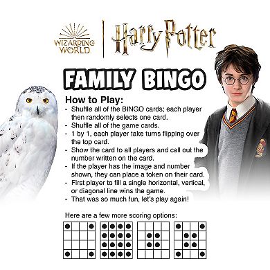 NMR Harry Potter Bingo Game
