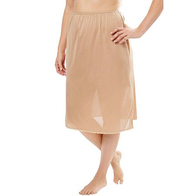 Comfort Choice Plus Size Half Slip 25"" 2-Pack