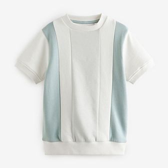 Boys 4-12 NEXT Vertical Stripe Short Sleeve Top