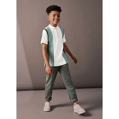 Boys 4-12 NEXT Vertical Stripe Short Sleeve Top