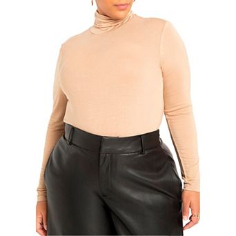 Eloquii Women's Plus Size Layering Turtleneck
