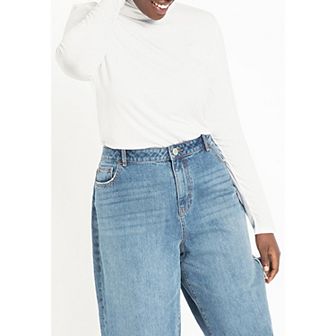 ELOQUII Women's Plus Size Layering Turtleneck