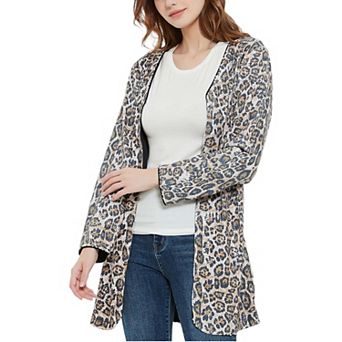 Women's Sequin Open Front Cocktail Outerwear Jacket