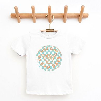 Surf Club Checkered Toddler Short Sleeve Graphic Tee