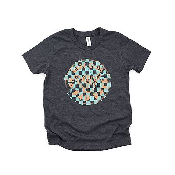 Surf Club Checkered Toddler Short Sleeve Graphic Tee