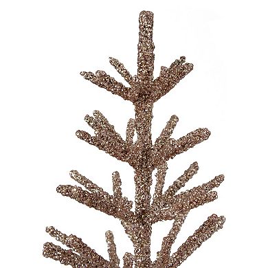 Northlight Rose Gold Artificial Tabletop Christmas Tree