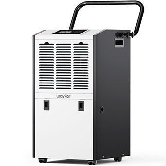 Waykar 155 Pints Commercial Dehumidifier with Drain Hose Space up to 8000 Sq.ft.