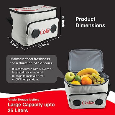 Coca Cola/ Diet Coke Cooler Bluetooth Speaker Bag With Rechargeable Long Playtime Battery