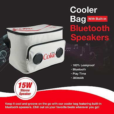 Coca Cola/ Diet Coke Cooler Bluetooth Speaker Bag With Rechargeable Long Playtime Battery