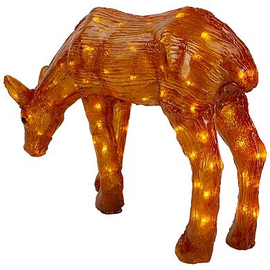 Northlight LED Lighted Acrylic Reindeer Outdoor Christmas Decoration