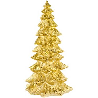 Northlight 9.5" Metallic Gold Woodland Christmas Tree Decoration