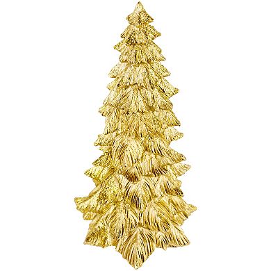 Northlight 9.5" Metallic Gold Woodland Christmas Tree Decoration